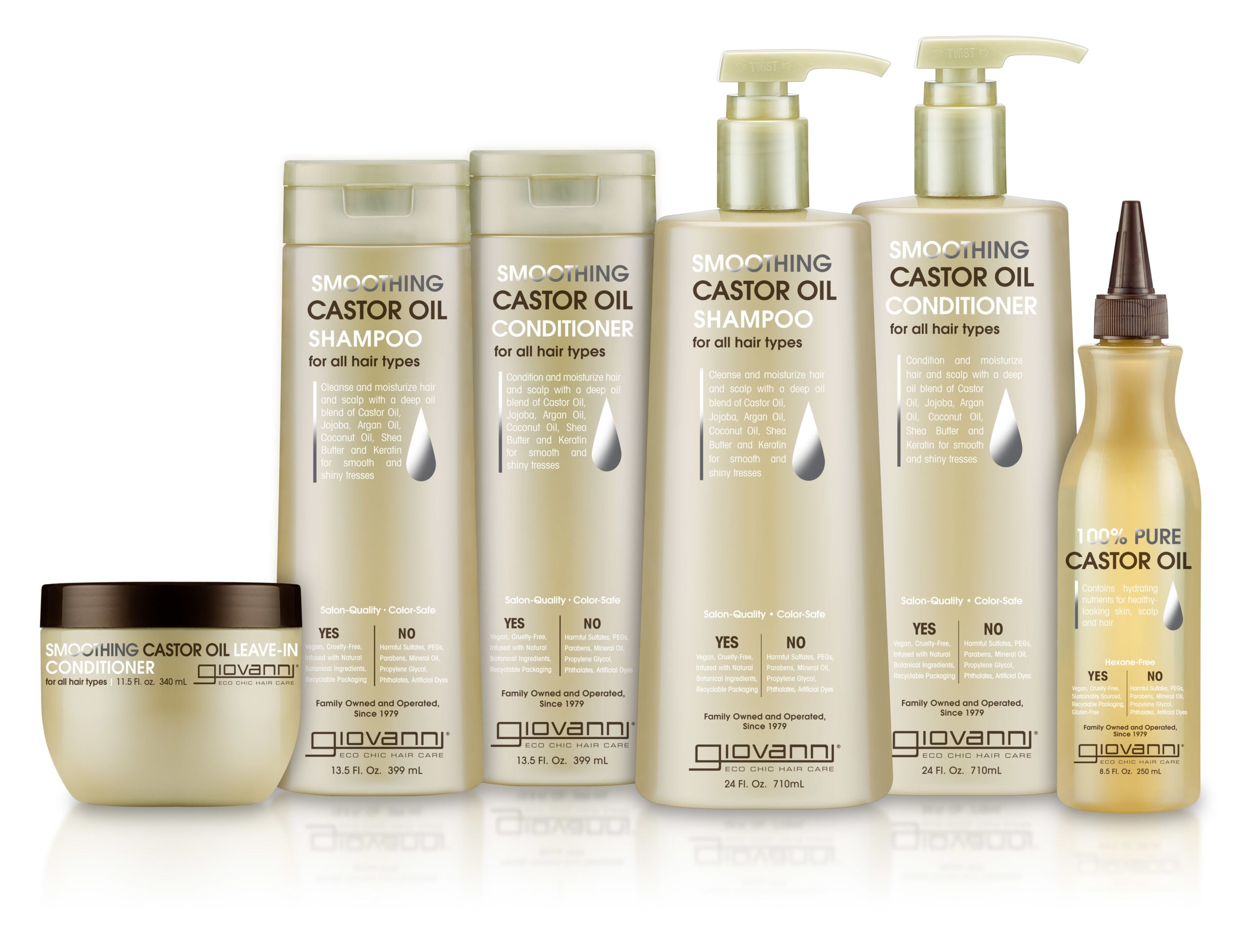 Smoothing Castor Oil Hair Care Collection