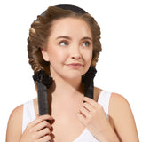 HEATLESS SATIN HAIR CURLING SET (black)