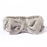 PLUSH MULTI-PURPOSE SPA HEADBAND (gray)