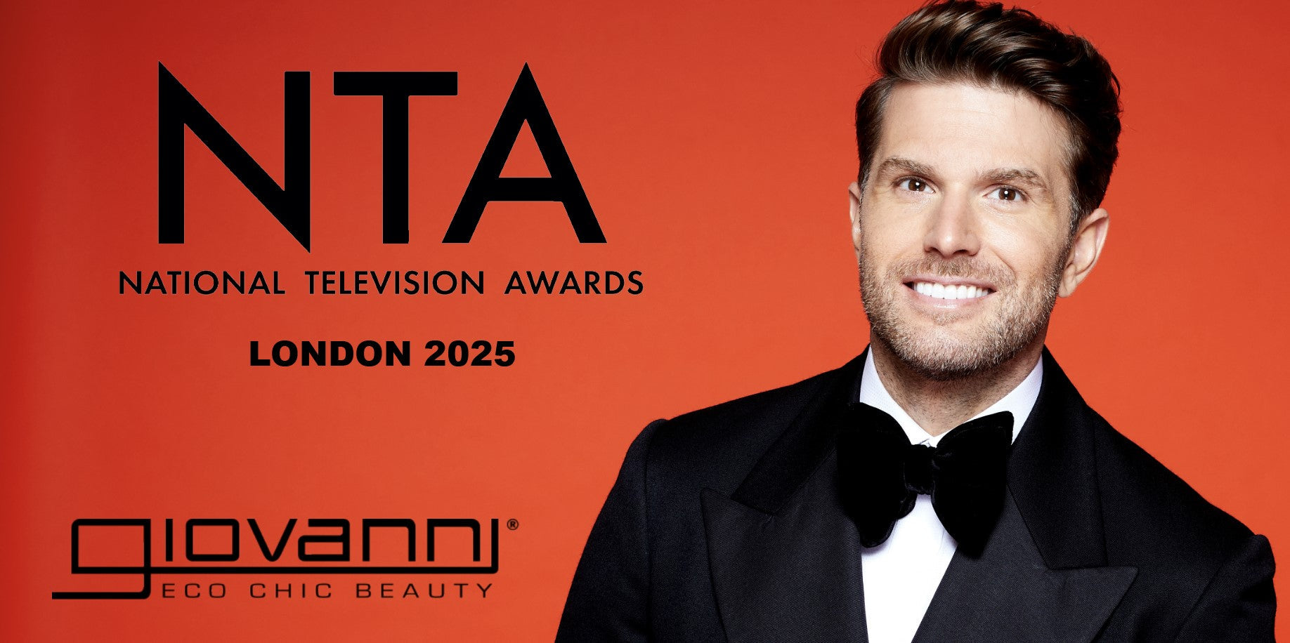 Giovanni Eco Chic Beauty Brings Hollywood Glam to London’s Biggest Night in TV