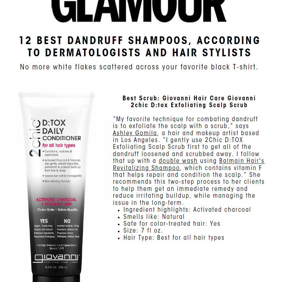 GLAMOUR- 12 Best Dandruff Shampoos