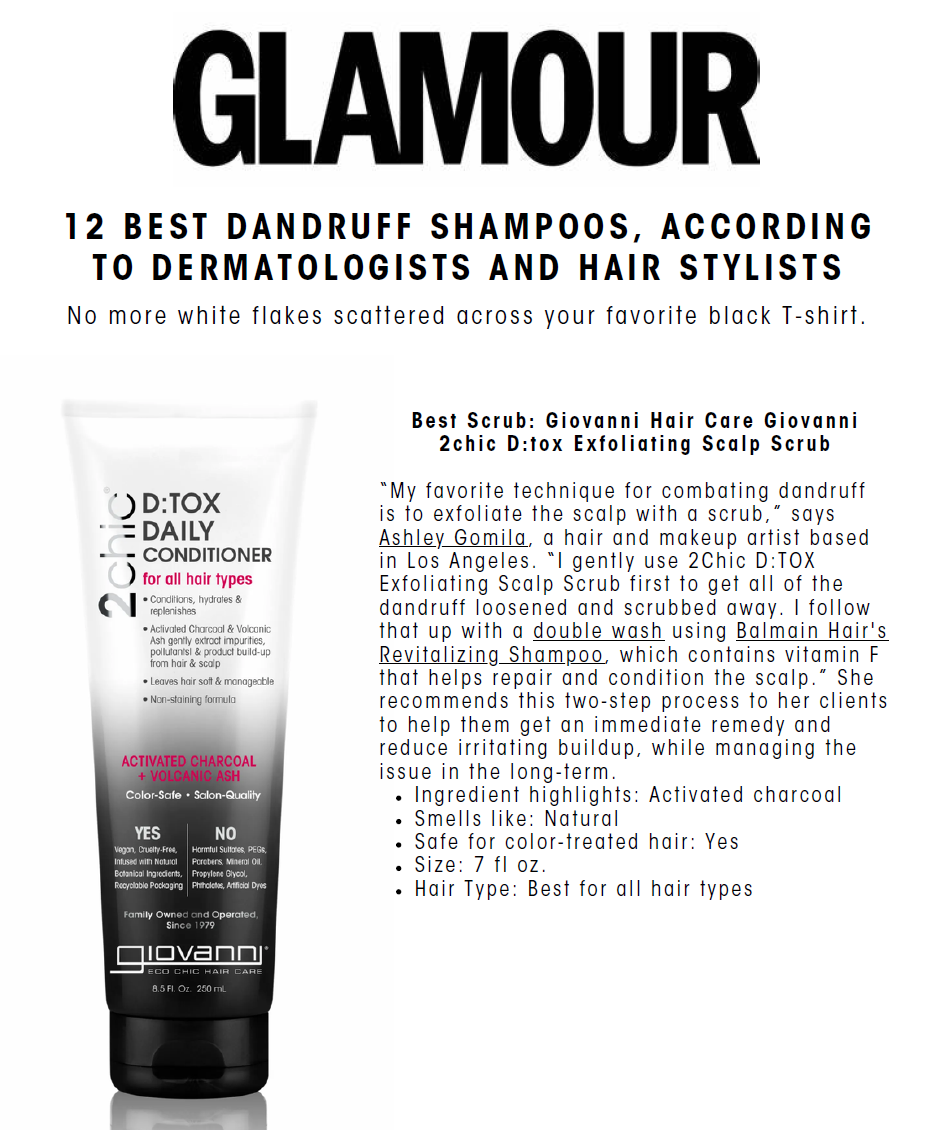 GLAMOUR- 12 Best Dandruff Shampoos