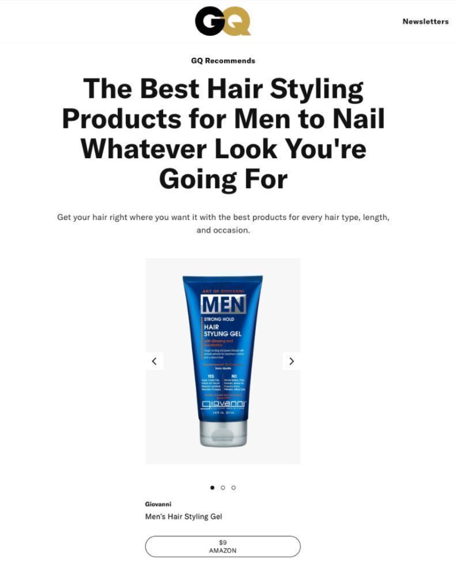 GQ- The Best Hair Styling Products for Men to Nail Whatever Look You're Going For