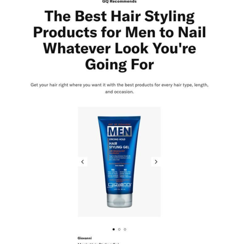 GQ- The Best Hair Styling Products for Men to Nail Whatever Look You're Going For