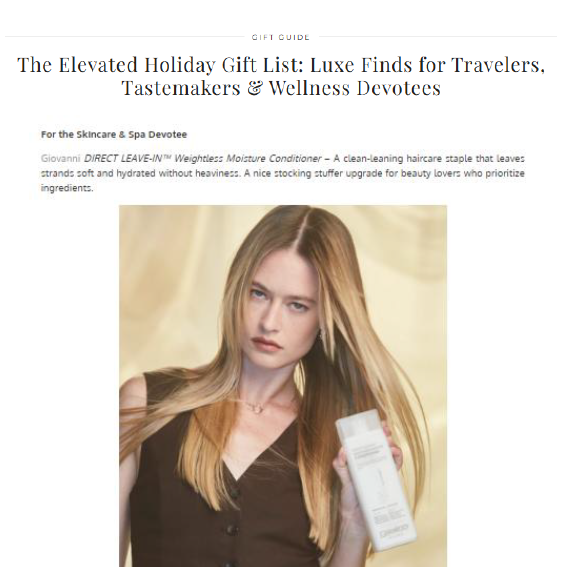 Gothamology- The Elevated Holiday Gift List: Luxe Finds for Travelers, Tastemakers & Wellness Devotees