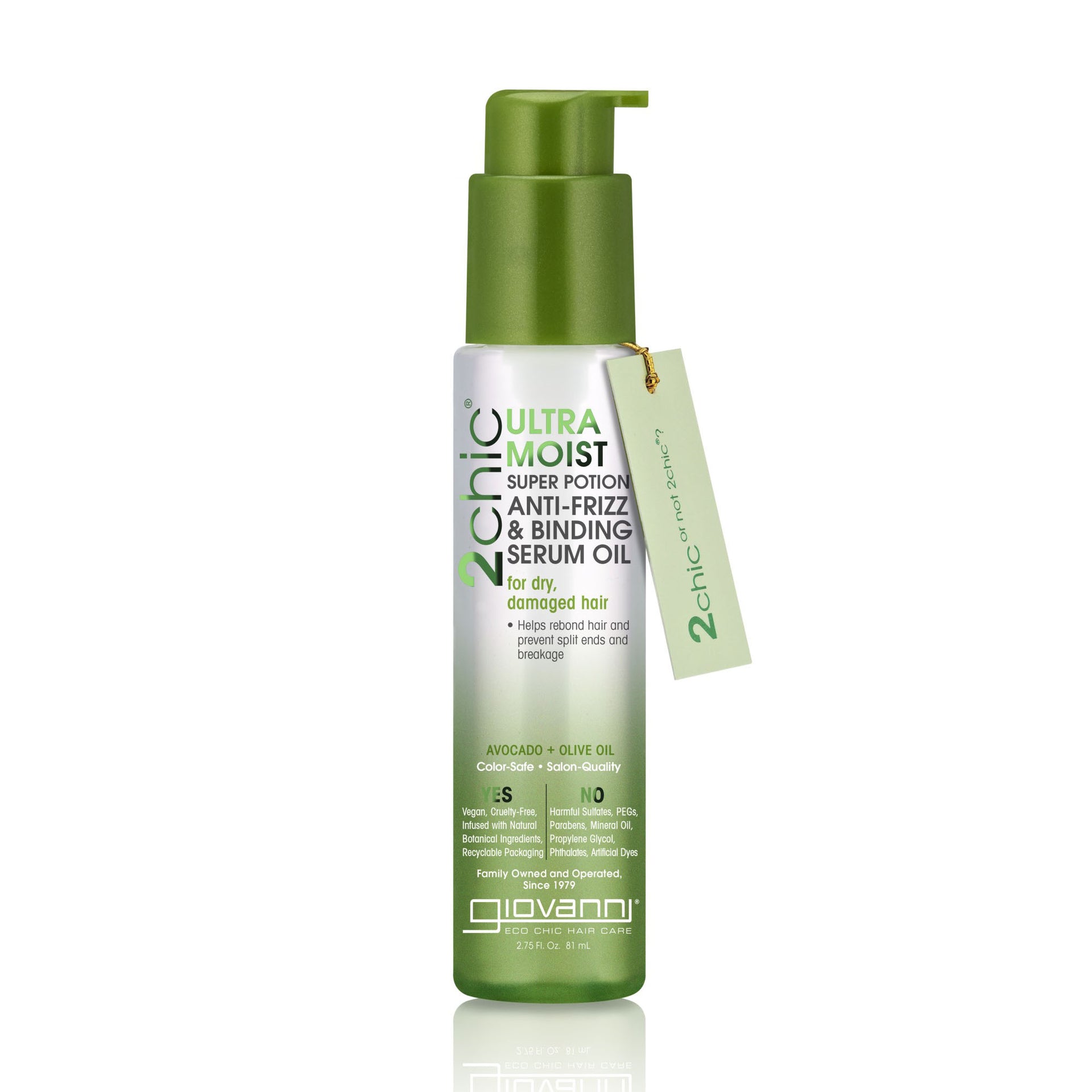 2chic® ULTRA-MOIST SUPER POTION ANTI-FRIZZ & BINDING SERUM OIL 1
