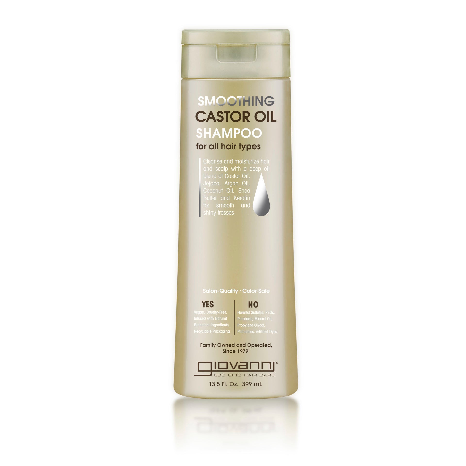 SMOOTHING CASTOR OIL SHAMPOO - 2 Sizes 1