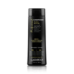 A black bottle of Giovanni Professional conditioner for salon-perfect hair, featuring gold and white text on a clean white background.