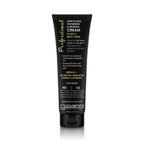 Giovanni Professional Hair Styling & Defining Cream with gold and white text, shown on a white background with a soft reflection.