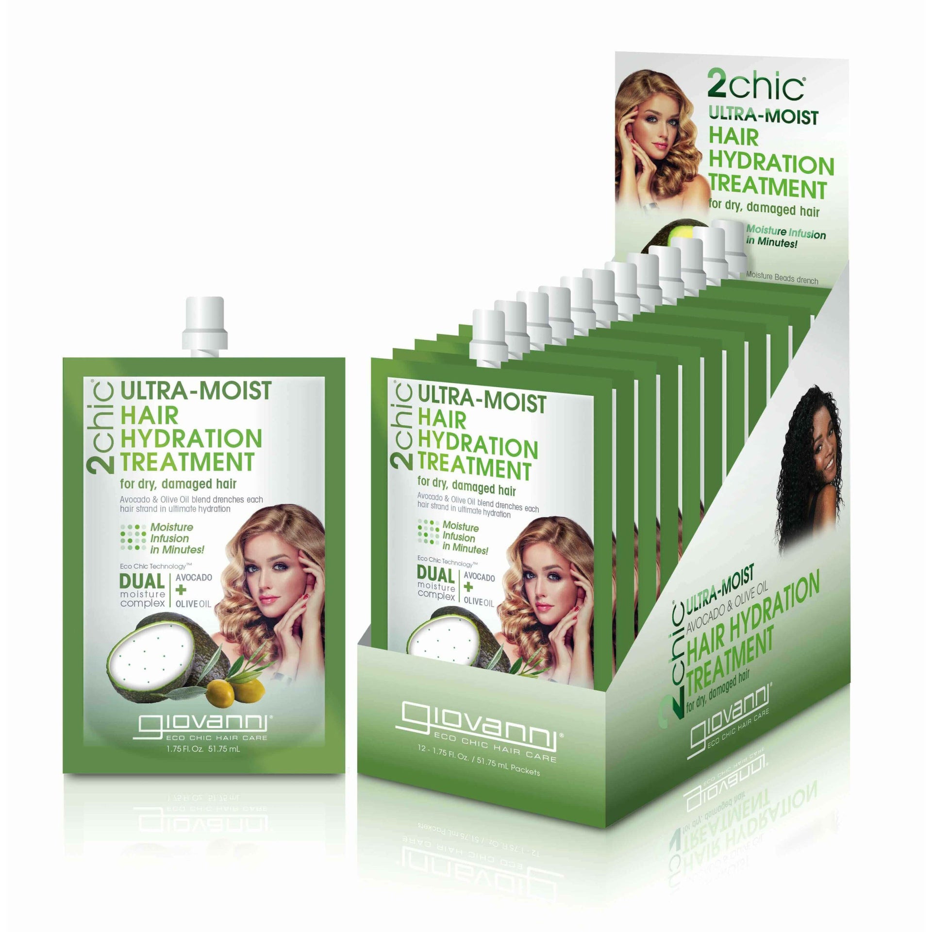 2chic® ULTRA-MOIST HAIR HYDRATION TREATMENT 1