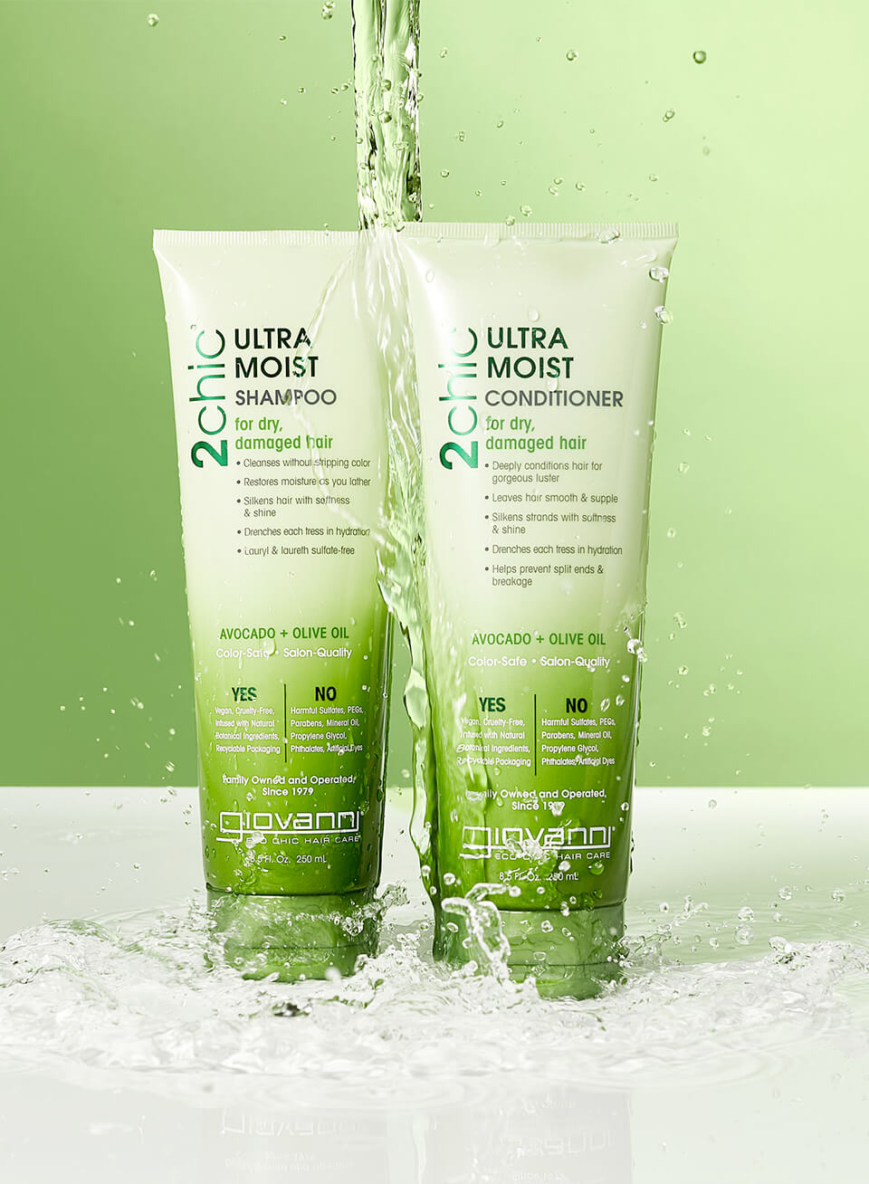 2Chic Ultra-Moist Shampoo and Conditioner