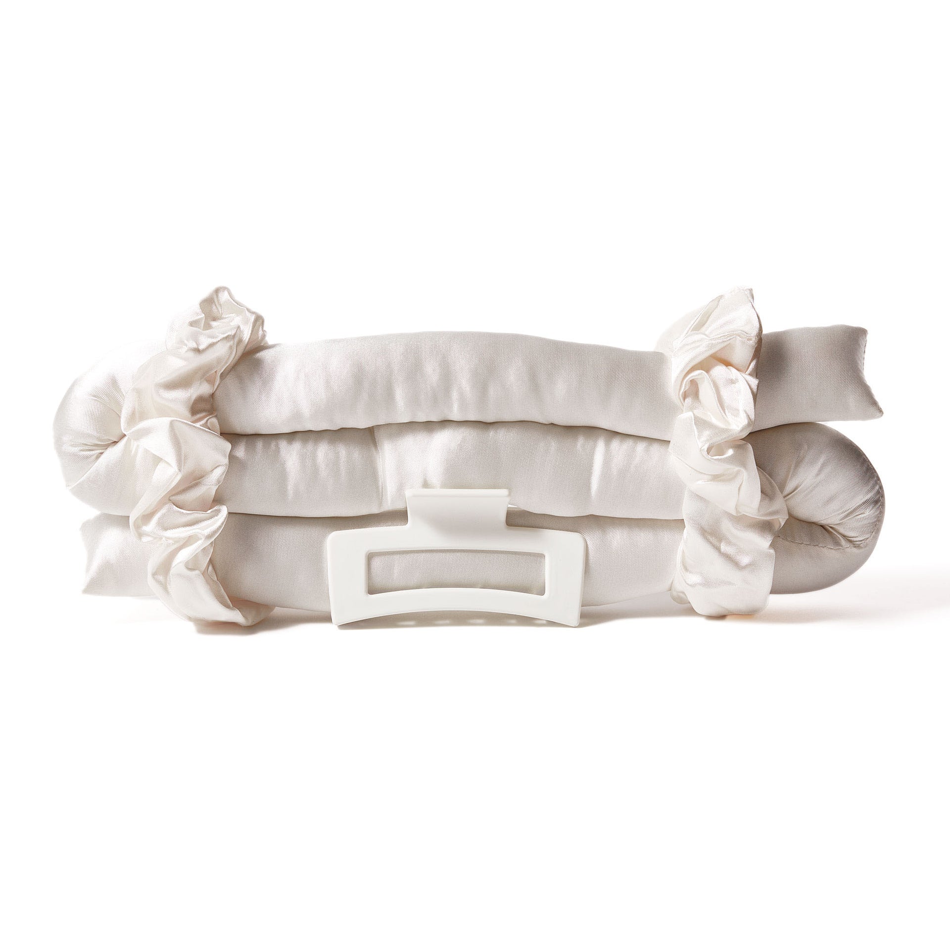 HEATLESS SATIN HAIR CURLING SET (ivory) 1