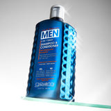 MEN 2-in-1 Daily Shampoo & Conditioner - with Ginseng & Eucalyptus