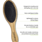 BAMBOO OVAL HAIR BRUSH