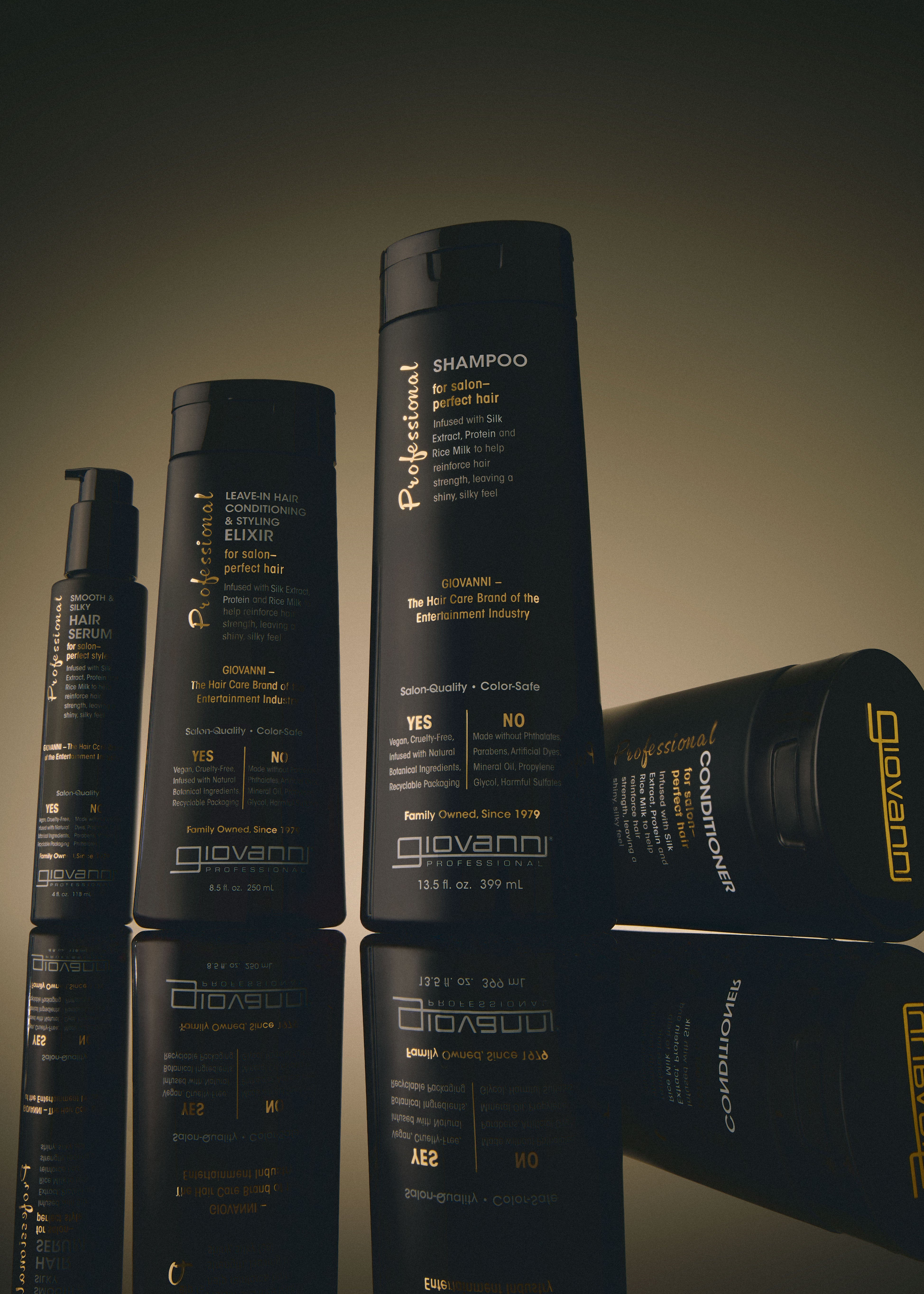 Professional Collection Shampoo, Conditioner, Elixir and Hair Serum