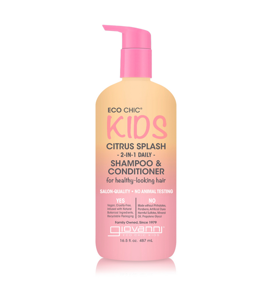 ECO CHIC KIDS 2 in 1 Shampoo and Conditioner | Gentle formula