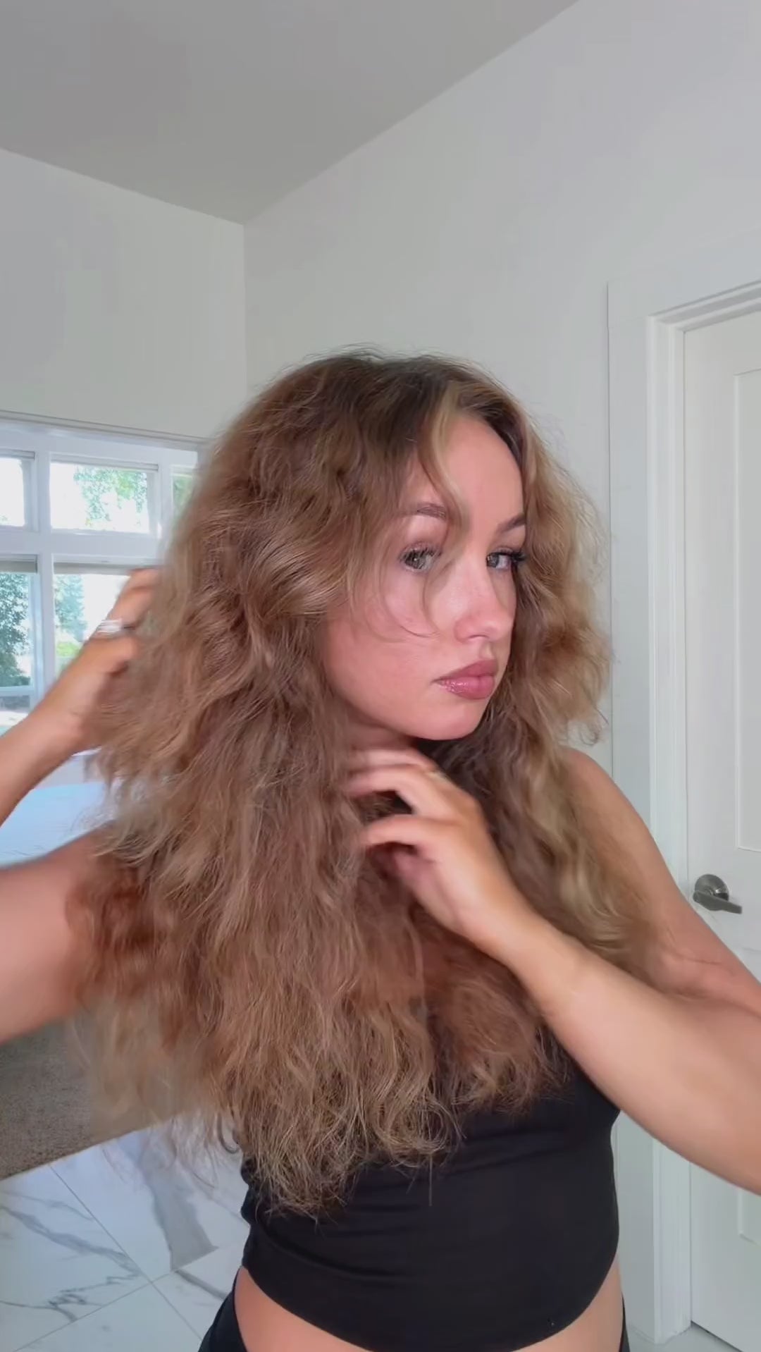 Video tutorial using Giovannis Professional Collection products. 