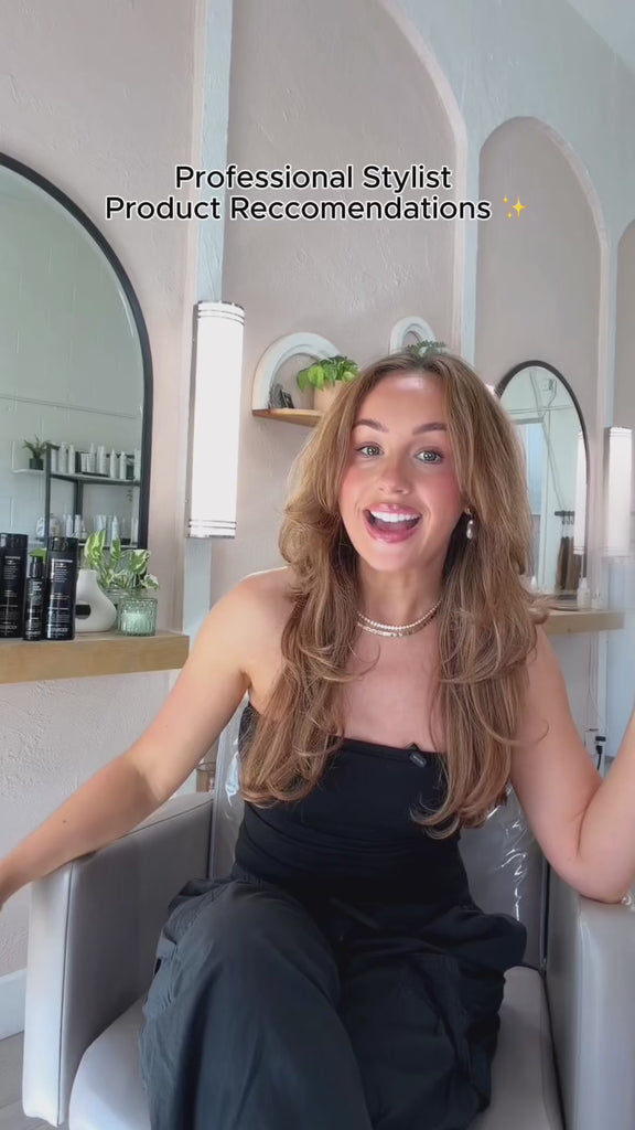 Video of Jessica, stylist, with recommendations on hair styling products in Professional Collection. 