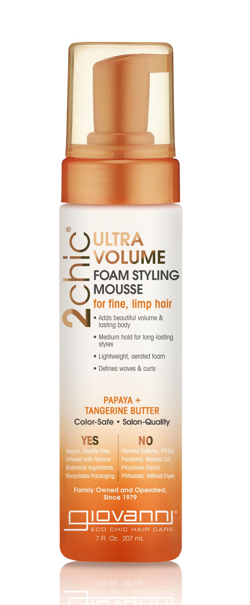 2chic® Ultra-Volume Foam Styling Mousse | Giovanni