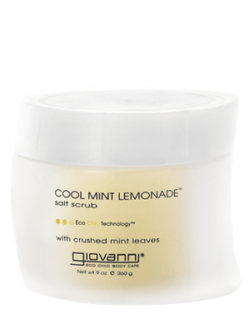 COOL MINT LEMONADE™ Salt Scrub, a refreshing lemon mint scrub by Giovanni.