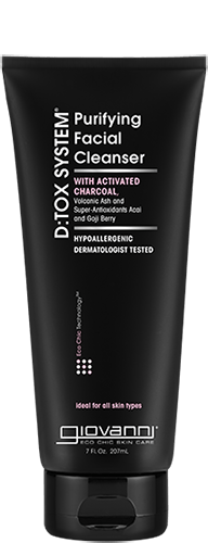 a bottle of D:TOX SYSTEM® Purifying Facial Cleanser