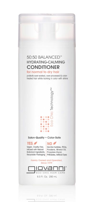 a bottle of Giovanni 50:50 Conditioner