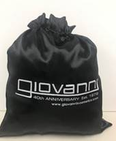 Giovanni® Thank you Gift - Black Satin Bag
