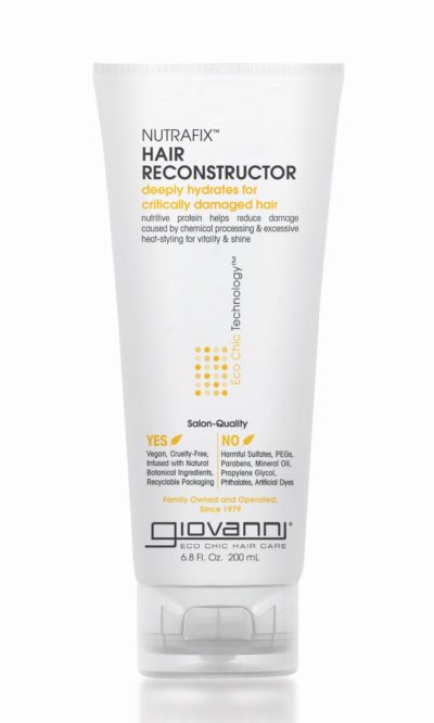 A bottle of Giovanni Nutrafix™ Hair Reconstructor