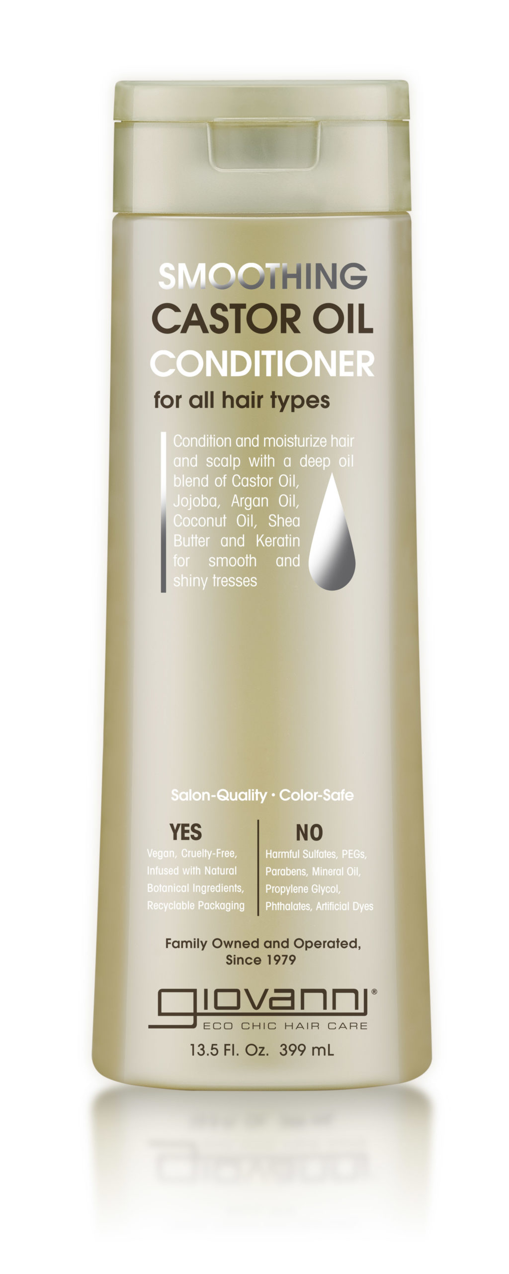 Smoothing Castor Oil Conditioner for Silky Hair | Giovanni