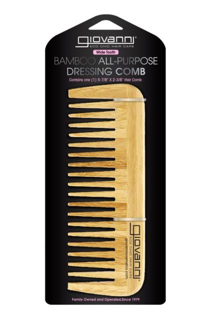 BAMBOO ALL - PURPOSE DRESSING COMB